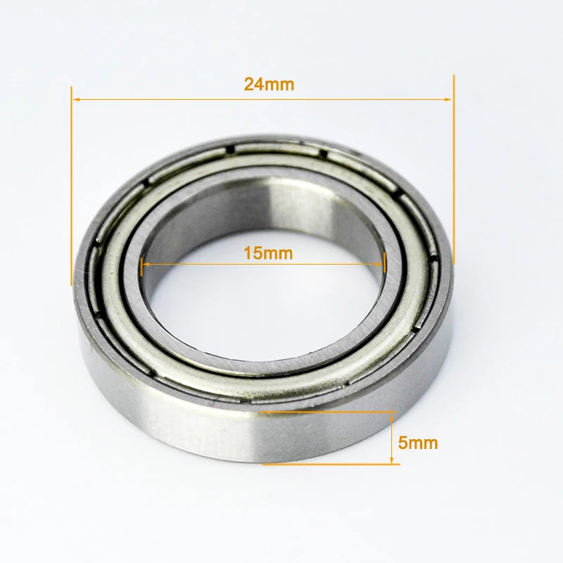 10 قطعة 6802 2RS ZZ 15*24*5mm 6802RS 6800Z DDU 2Z القطر الداخلي 15 مللي متر الكروم الصلب الأخدود العميق الدراجات الدراجات الكرات