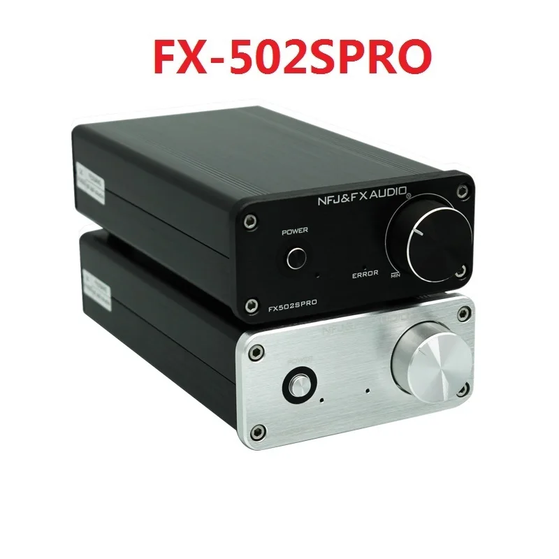 Top FX-502SPRO HiFi 2.0 Full Digital Audio Amplifier Adopting TPA3250+NE5532 70W*2 DC24V/4A Power Adapter Optional