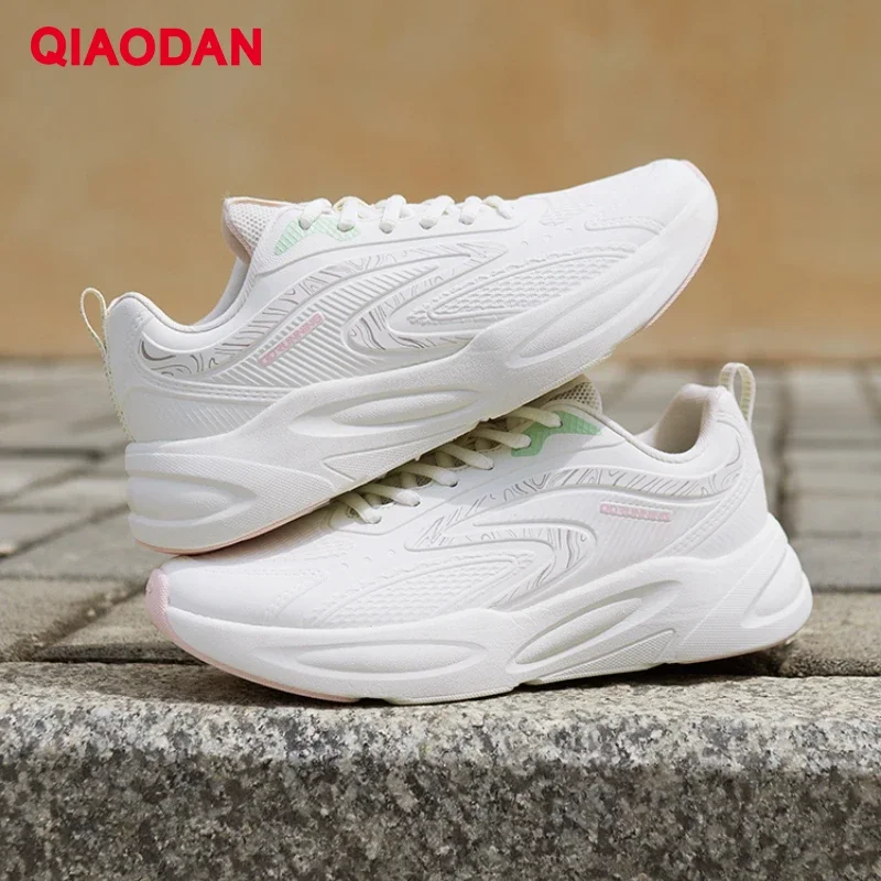 QIAODAN Sneakers Women 2023 Autumn New Fashion Anti-Slippery Waterproof Lightweight Soft Sole Casual Running Shoes XM46230212