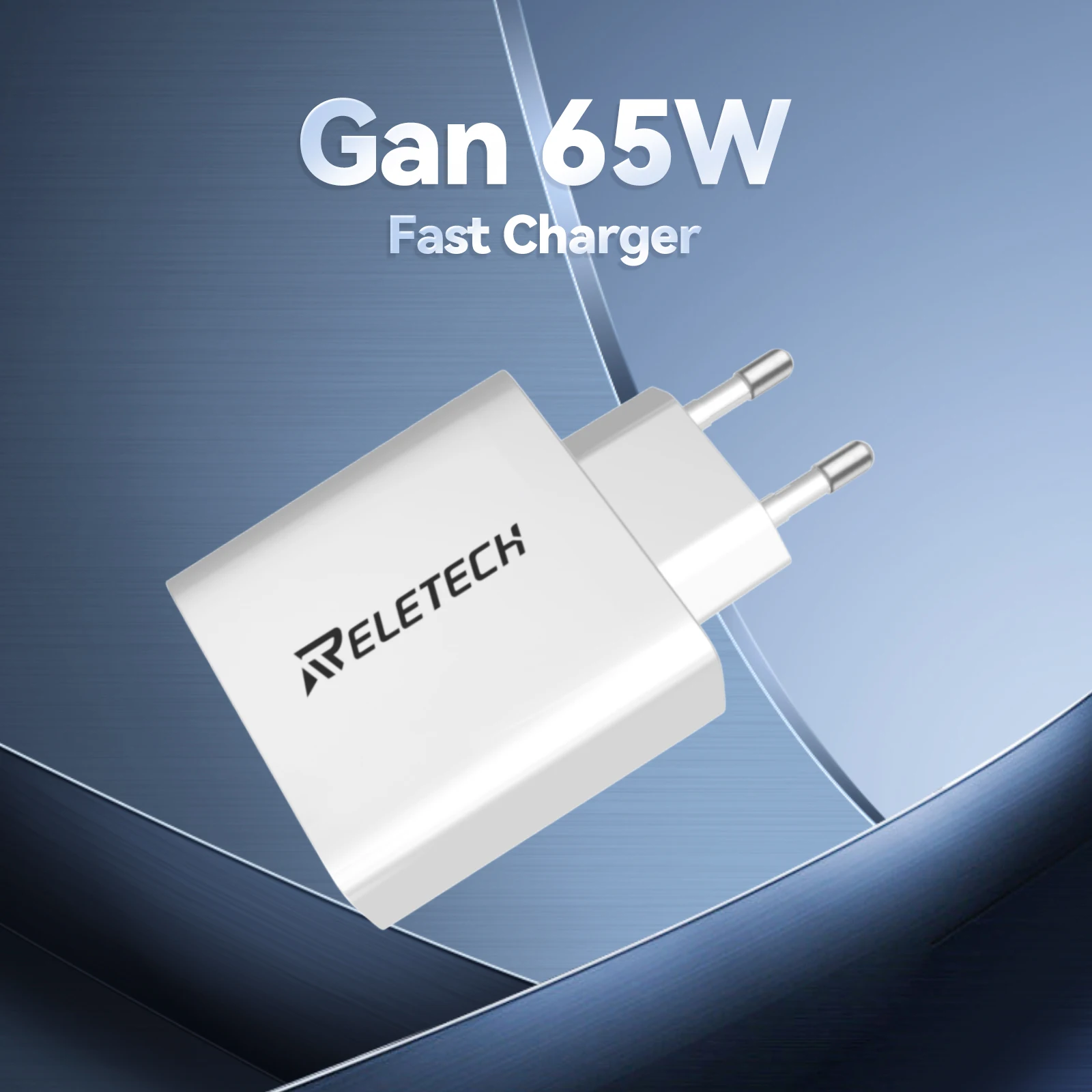 65W GaN Fast Charging USB Type C Charger EU US PD 3.0 Quick Charge Wall Adapter For iPhone 16 15 Xiaomi Huawei Samsung Macbook