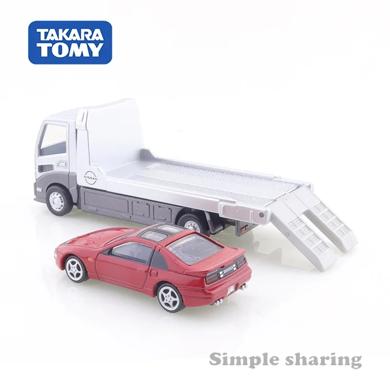 Takara Tomy Tomica Premium Transporter Nissan Fairlady Z 300ZX Twin Turbo 1/62 Die-casting Automotive Model Ornaments Cas Toys