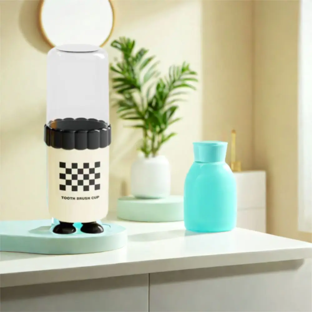 

Household Portable Travel Mouthwash Cup Dustproof Leak Proof Travel Cup High-capacity Sealed Toothbrush Organizer Box Bathroom