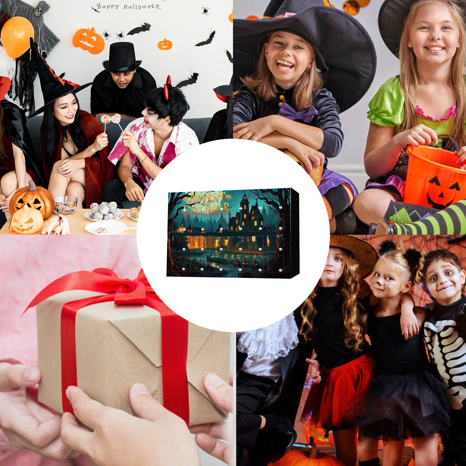 Stopwatch Clock Display Countdown Is Here. Calendar Box Halloween Night Gift Festival Decoration Reading Timer for Girls