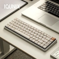 IQUNIX MG65 Mechanical Keyboard Rgb gaming accessories CNC Aluminum alloy Low Profile Switch 3Mode bluetooth wireless keyboard