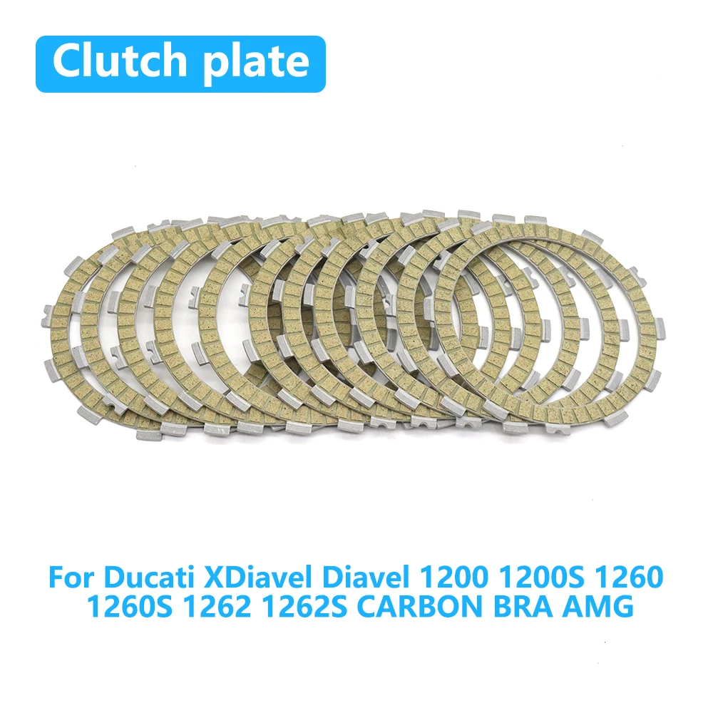 

For Ducati XDiavel Diavel 1200 1200S 1260 1260S 1262 1262S CARBON BRA AMG Motorcycle Clutch Friction Disc Plate Kit Accessories