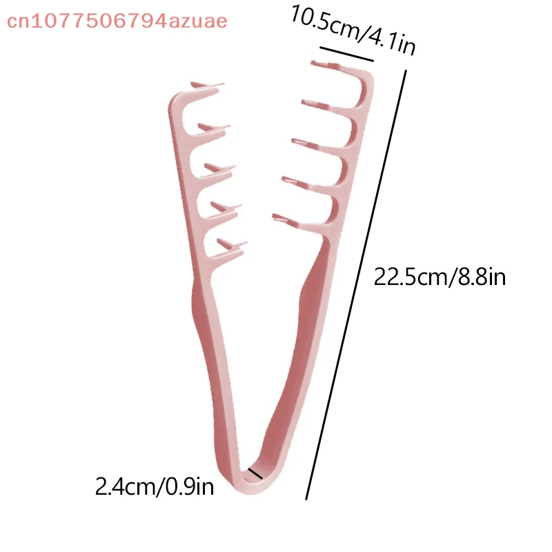 مشط تصفيف الشعر ذو الأسنان الواسعة، مشط التماس للشعر، أمشاط تصفيف الشعر، أداة تصفيف الشعر المنفوش للنساء والرجال #6