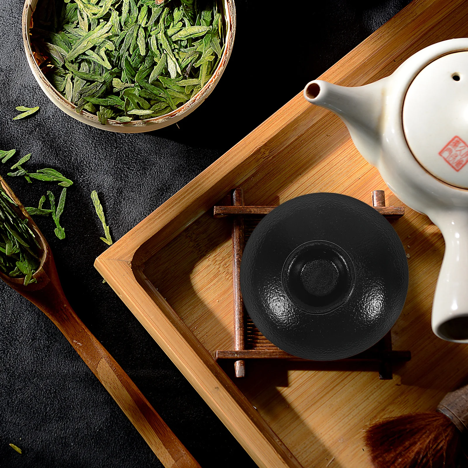 

2Pcs Ceramic Reusable Tea Cup Lids Replacement Heat-Resistant Covers for Teaware Mug Drink Accessory Ceramic Water Cup Lids
