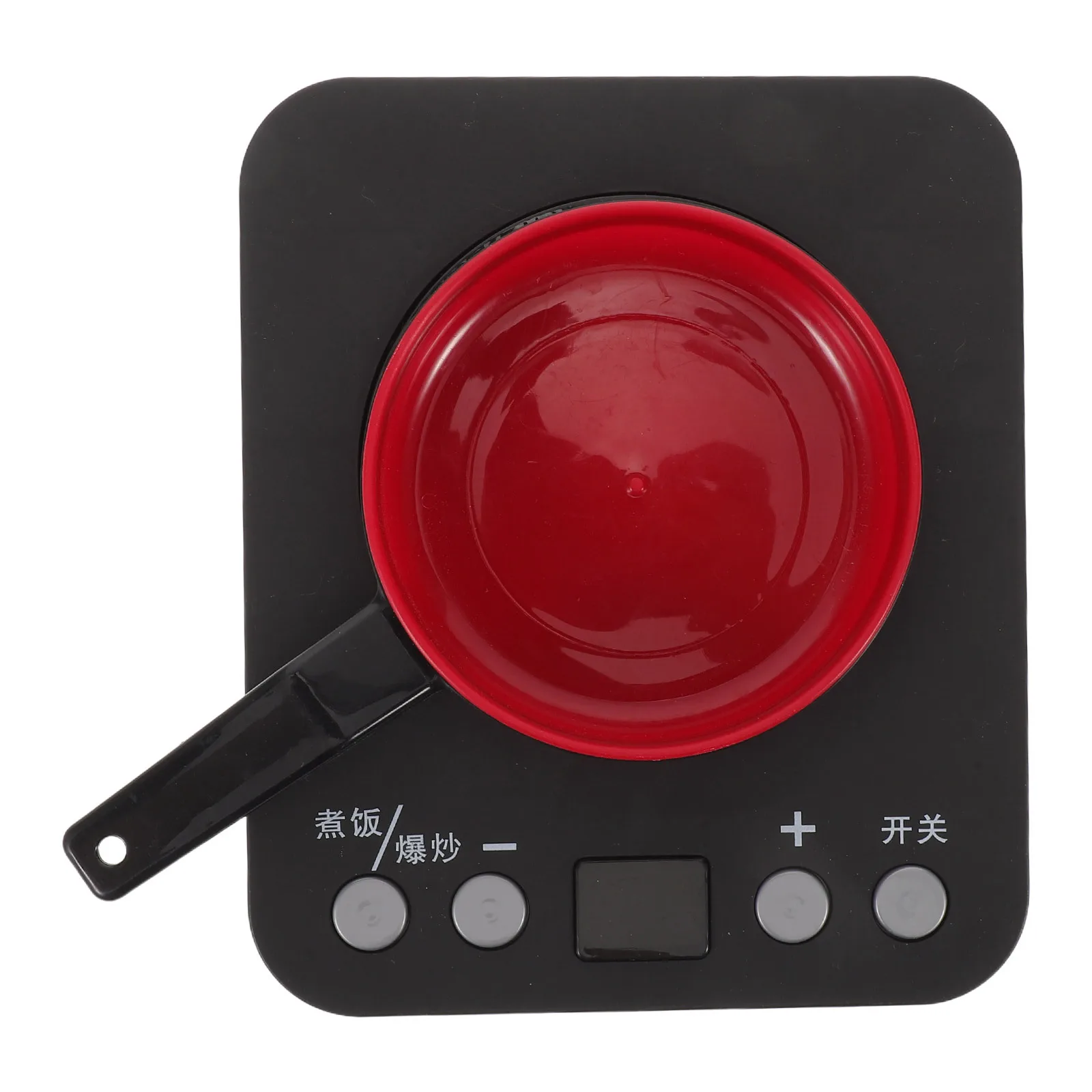 1Set Children Kitchen Playset Induction Cooker Simulation Sound Light Pretend Play Cooking Set Toddler Kitchen Accessories