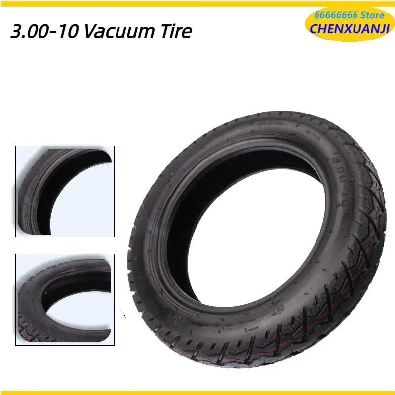 

3.00-10 vacuum tires are suitable for electric tricycles, four-wheel riders pushing motorcycles, and 300-10 replacement