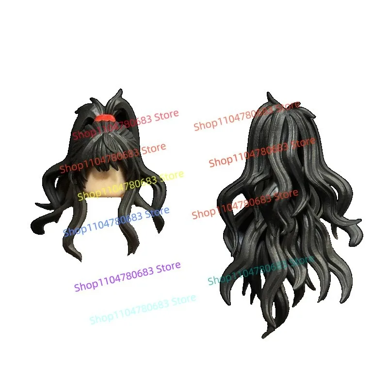 ตัวต่อ MOC ของตกแต่งผมสีชมพูน่ารัก ฟิกเกอร์จิ๋ว ประกอบเอง โมเดล ของประดับตกแต่ง อนิเมะ การ์ตูน ของเล่น ของขวัญวันหยุด