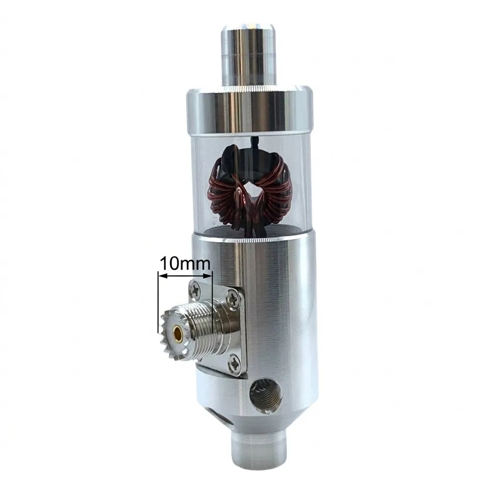Silver Ferrite Balun 1 1 Ferrite Balun For Dipole Antennas Ferrite Balun Inverted for v Mount Multi Port Interface