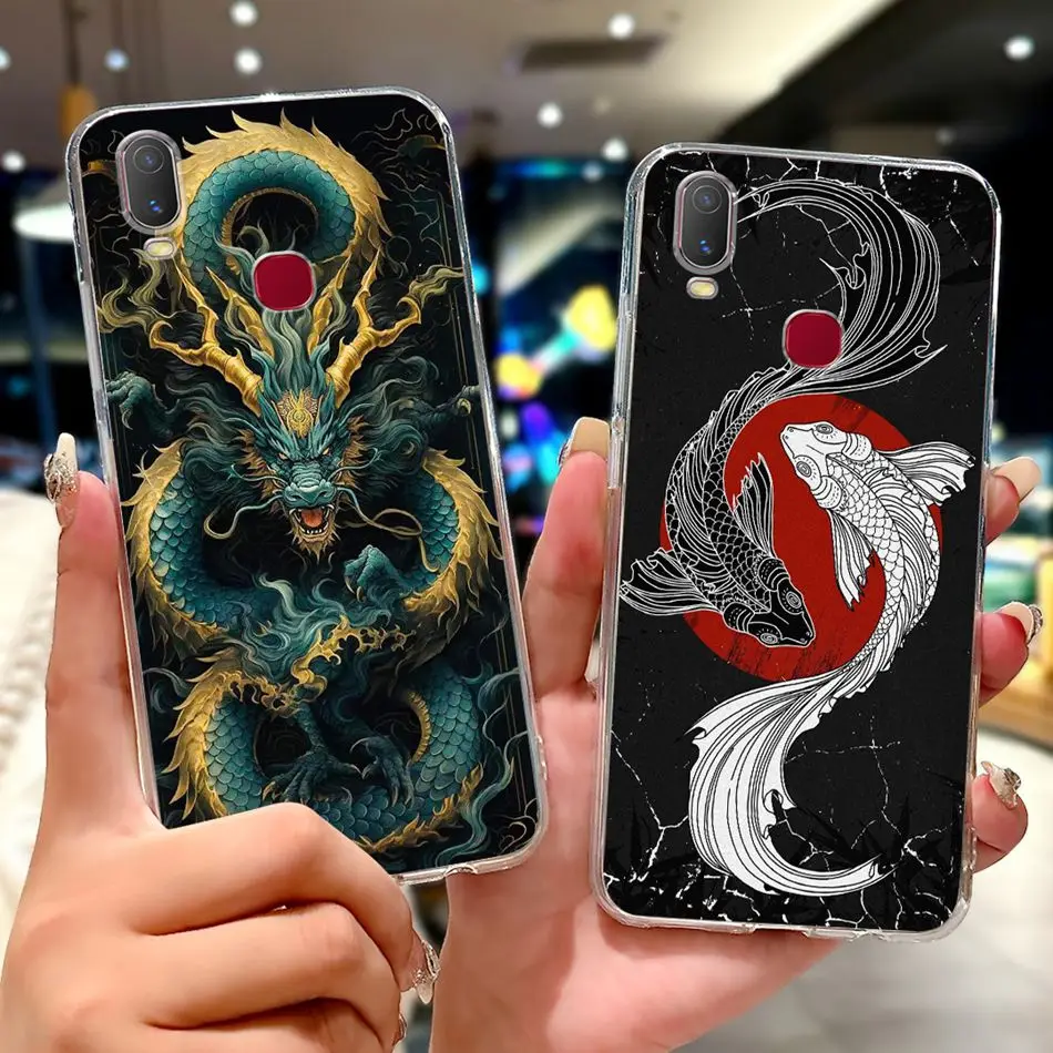 For Vivo Y11 Y12i 1906 1906_20 Fashion Cool Pattern Phone Case For VivoY11 Y 11 (2019) Soft Silicone TPU Cases