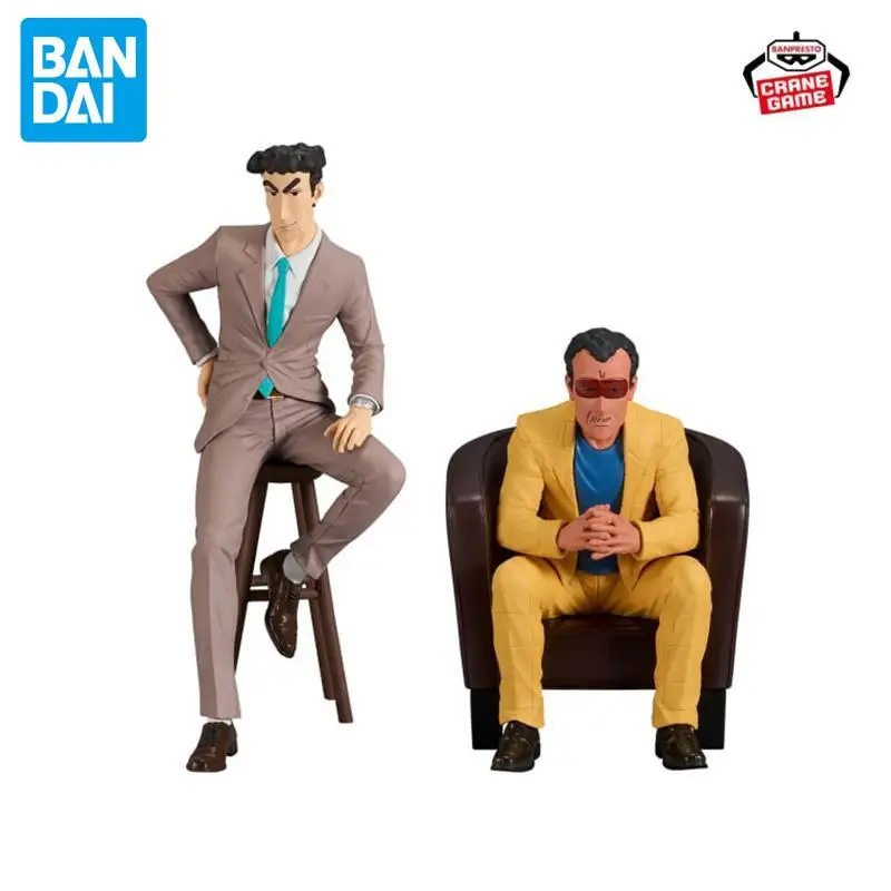 

BANDAI оригинальный карандаш BANPRESTO Shin-chan Nohara Хироши Такакура Bunta ПВХ аниме фигурка оригинальные коллекции модель игрушка в подарок