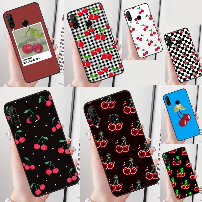 نمط الكرز لهواوي نوفا 12i 7i 8i 11i 12s 9 10 SE Y91 Y90 Y60 Y70 Y72 Y61 P30 P40 Lite P60 Pro