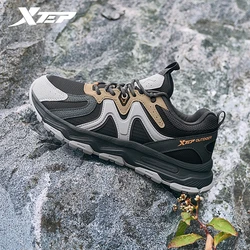 Xtep Outdoor Shoes For Men 2024 Spring Stability Athletic Shoes Jogging Breathable Sneakers 976119170014