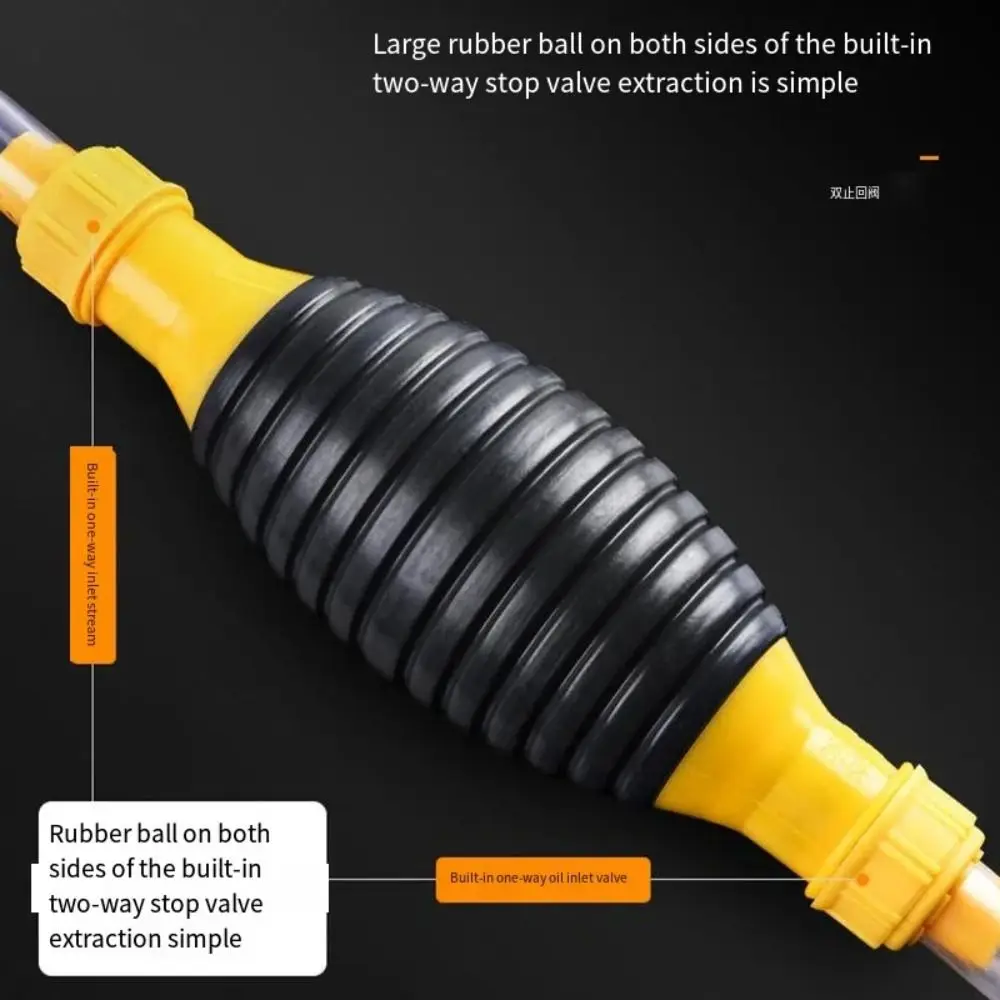 Hand Fuel Pump Car Fuel Tank Sucker Oil Transfer Fuel Pump Petrol Diesel Liquid Manual Pump Syphon Fuel Saver for Gas Gasoline