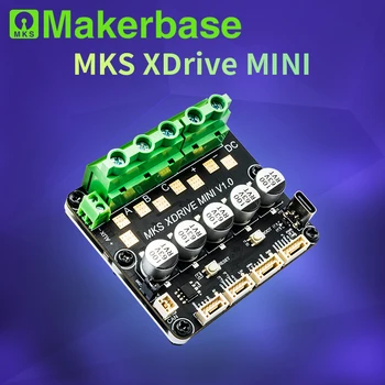 Makerbase MKS XRIVE MINI 高精度ブラシレス サーボ モーター コントローラー、ODrv V3.6 ベース、AS5047P オンボード