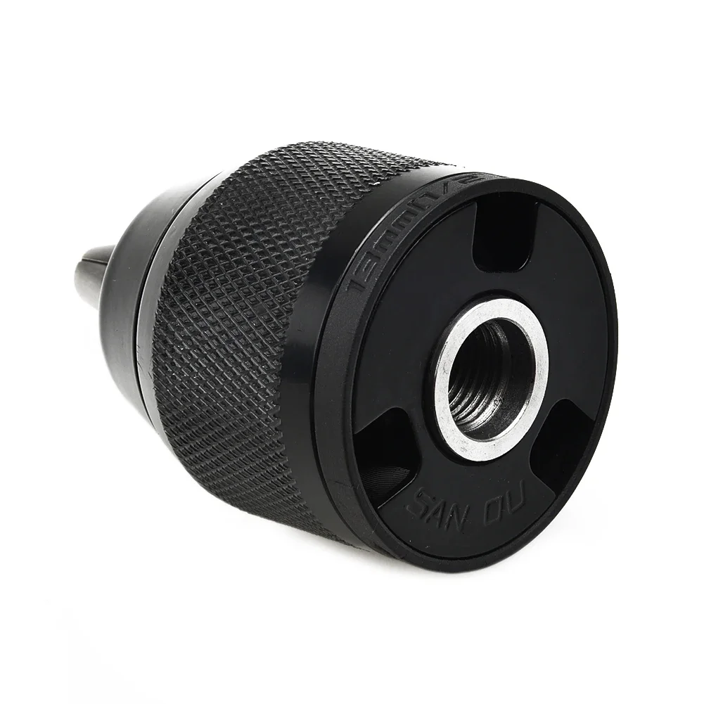 1 pz mandrino per trapano acciaio rapido 1/20-20UNF accessori nero carbonio Shank Change Drill Equipment Keyless utile industriale