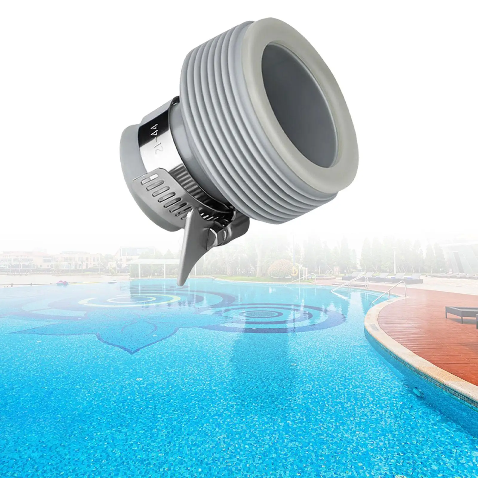 

Адаптер для шланга для бассейна Intex, металлический обруч для горла, замена технического обслуживания на открытом воздухе