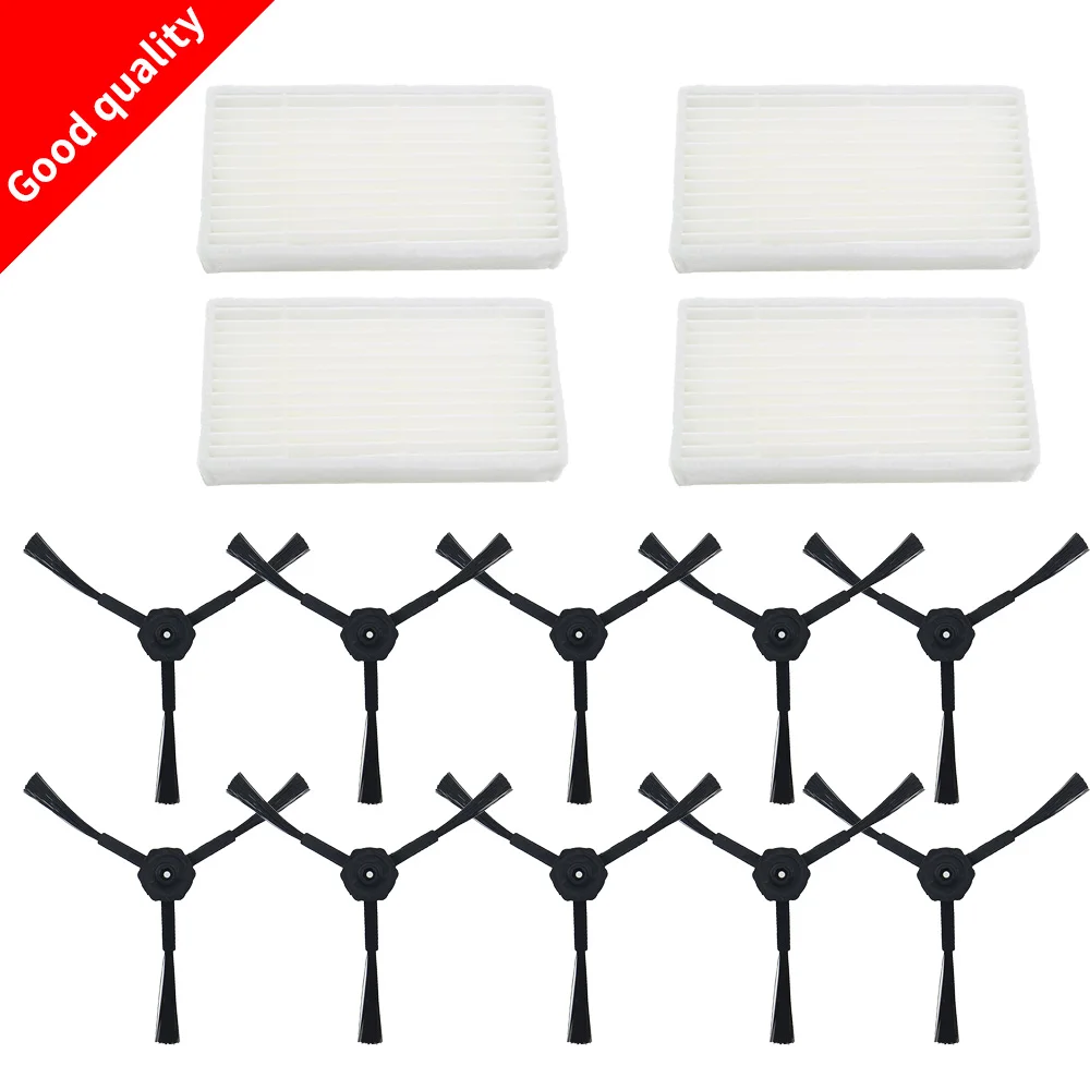 Ilife V3 V5 V3s Pro V50 X5 Hepa تصفية الجانب فرشاة استبدال أجزاء مكنسة كهربائية تصفية ممسحة الوسادة قطع غيار فرشاة جانبية