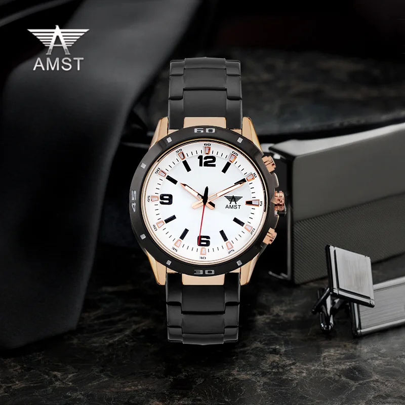 

Модные мужские кварцевые часы с ремешком из нержавеющей стали, водонепроницаемые многофункциональные наручные часы с большим лицом для оптовой продажи