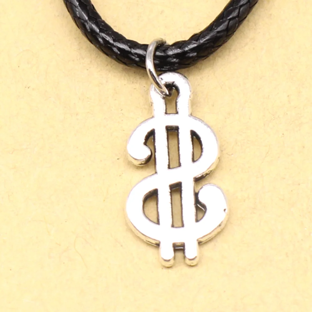 1 Piece 9x17mm Dollar Amulet Women Jewelry Necklace Supplies For Jewelry