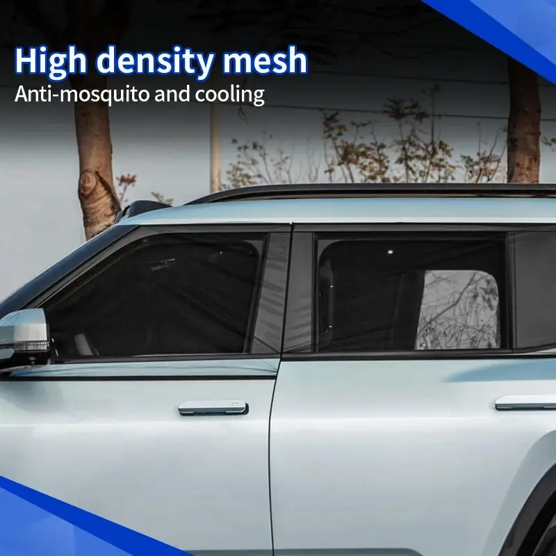 For BYD Leopard 8 Denza B8 2024+ Side Window Screen Breathable Anti-mosquito Curtain Sunshade Accessories