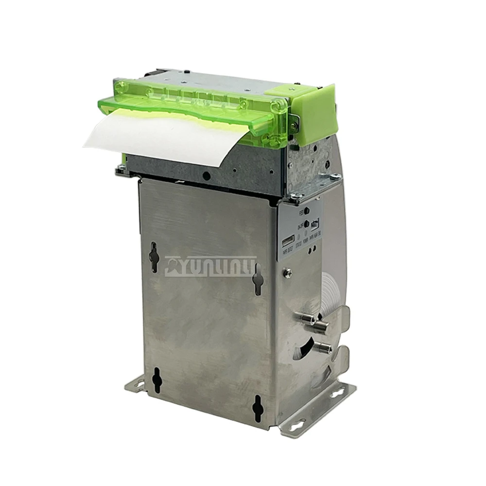 80mm embedded thermal belt cutter self-service equipment ticket Net floor weighbridge weighing slip high-speed printer