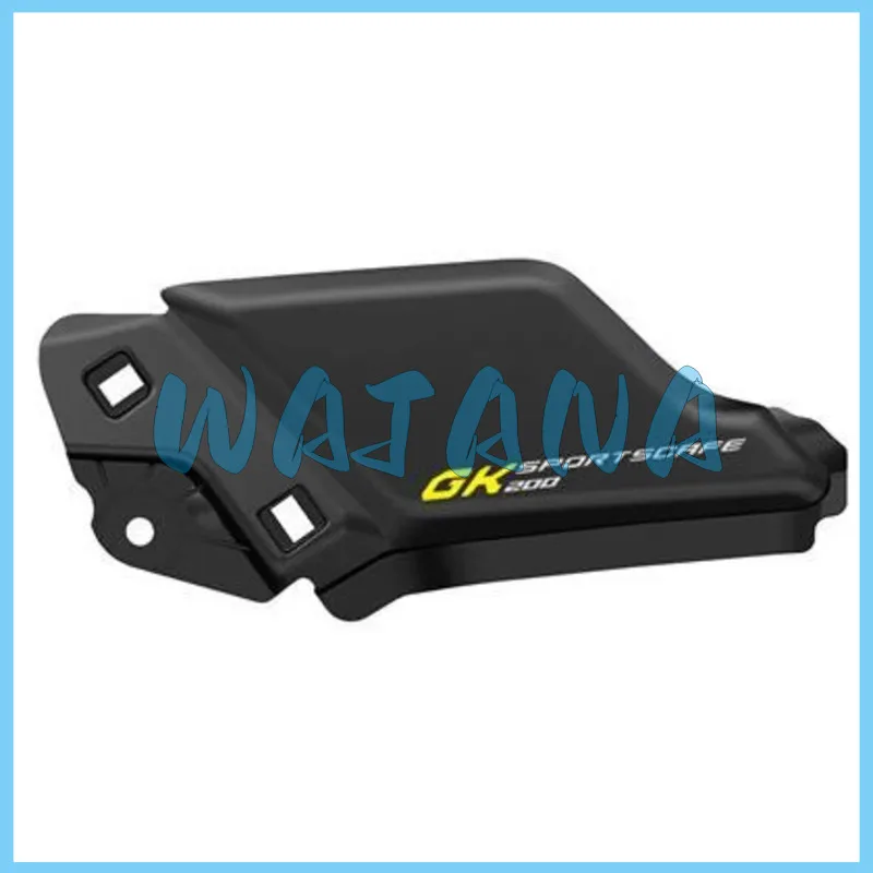 Kd200-gk Fuel Tank Left / Right Decorative Cover (matte Black/bright Yellow Decal) 4041202-126022 / 4041202-127022