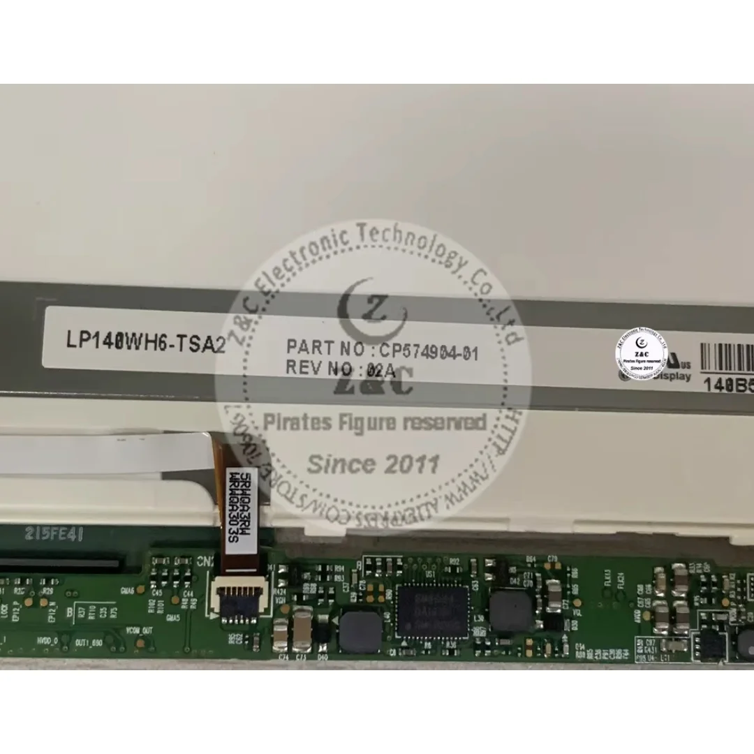 LP140WH6 TSA2 TSA3 LP140WH6-TSA2 LP140WH6-TSA3 CP574905-01 Original 14 Inch For Fujitsu U772 Laptop LCD Screen LED Display