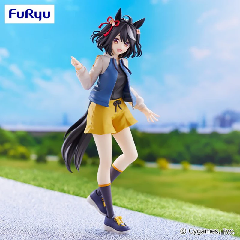 In Stock Original Genuine FuRyu Trio Try IT PrettyDerby Kitasan Black Satono Diamond Movie Character Action Model Toys 21cm