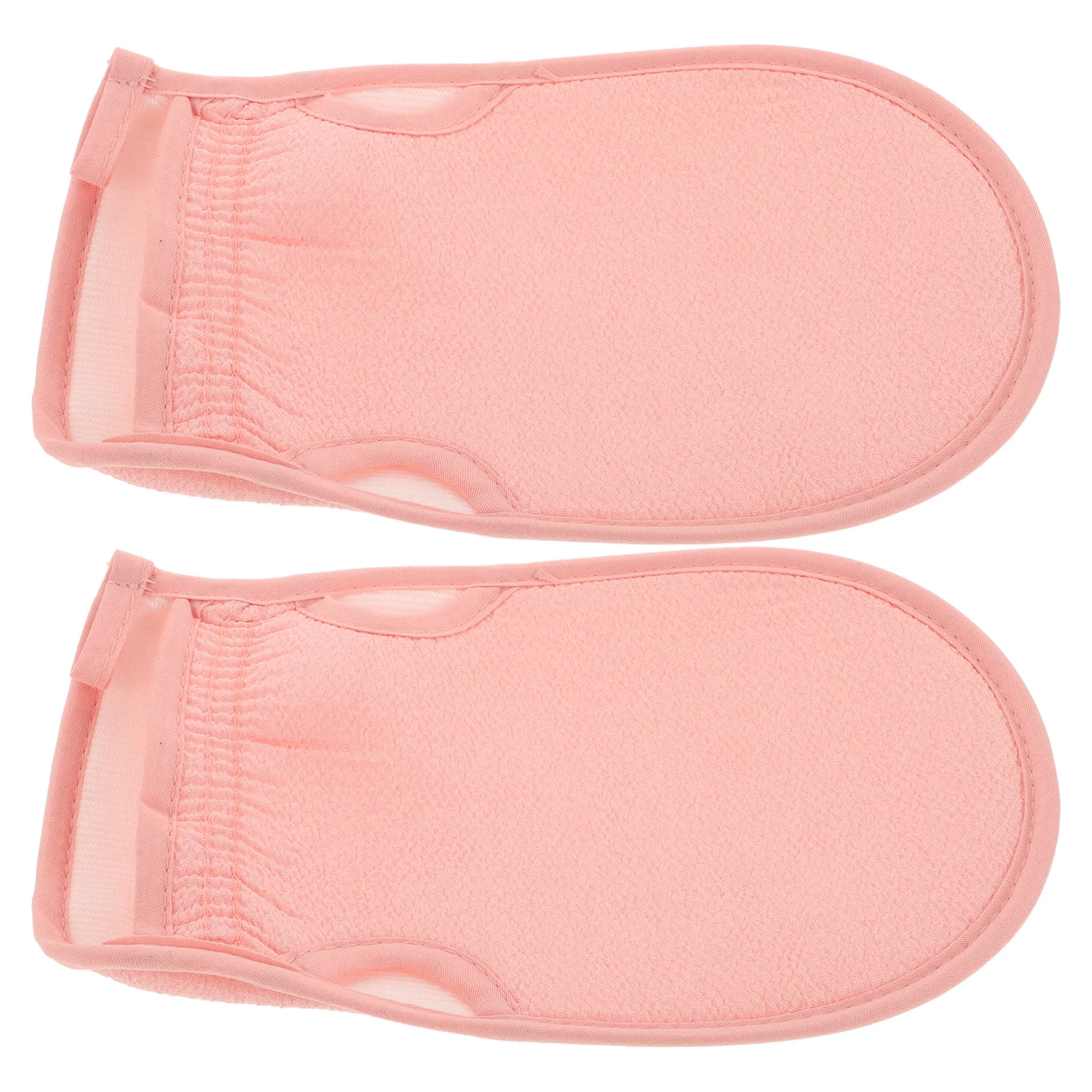 2 قطعة قفازات التقشير العميق للحمام الجوانب ميت الغسيل تعزز الدورة الدموية الجلد الناعم الاستحمام اليومي الأساسية #4