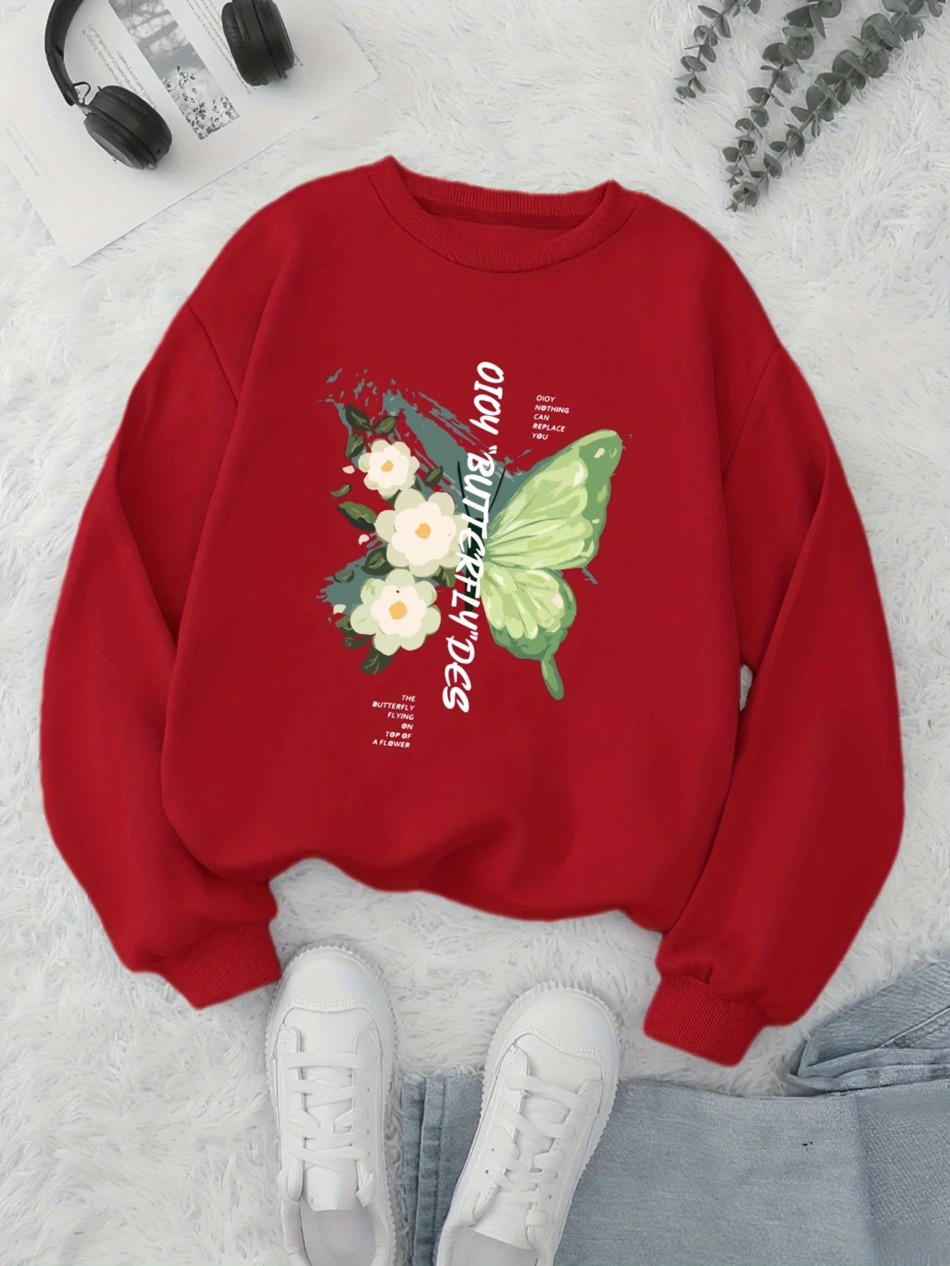 Nieuw Een sweatshirt met capuchon en lange mouwen voor dames Losse versie met geometrisch patroon voor herfst en winter voor vrijetijdsactiviteiten