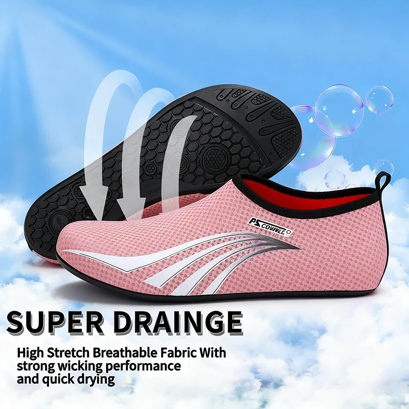 

Женская пляжная обувь для воды, пляжные кроссовки, носки, мужская обувь для йоги босиком, быстросохнущая обувь для серфинга и плавания, носки для водной кожи босиком