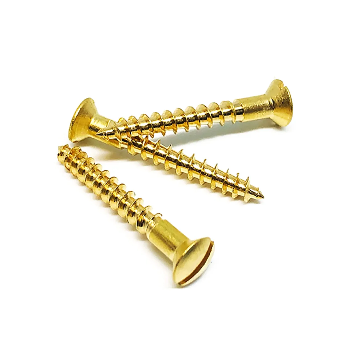 الصلبة النحاس DIN95 شبه غرق الأخدود جولة رئيس الذاتي التنصت المسمار M2 M2.5 M3 M4 M4.5 M5