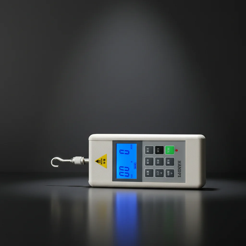 Push & Tension Meter Dynamometer 500N, Digital/Pointer Type, Newton Tensile Pressure Device for Laboratory & Quality Control