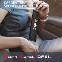 For Dongfeng DFSK DFM Logo Aeolus MX6 S50 T5 S30 AX7 Car Seat Belt Cushion Safety Belt Leather Shoulder Protector Pad Accessorie