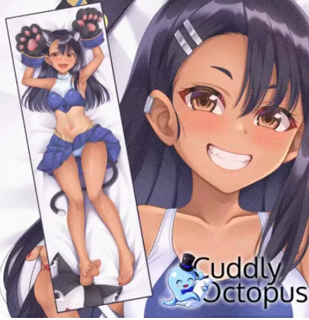 

Anime Don't Toy With Me, Miss Nagatoro Hayase Dakimakura Hing Body 2WAY Pillow Case Cover Cushion Bedding Cud