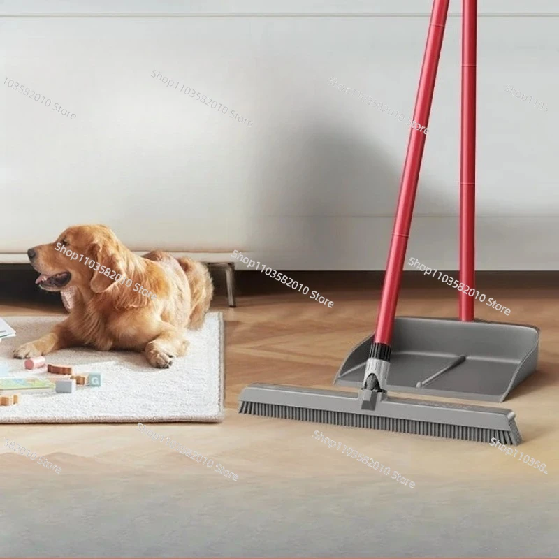 Household Wiper & Mopping Dual-Purpose Set, Broom & Dustpan Cleaning Kit for Home Floor