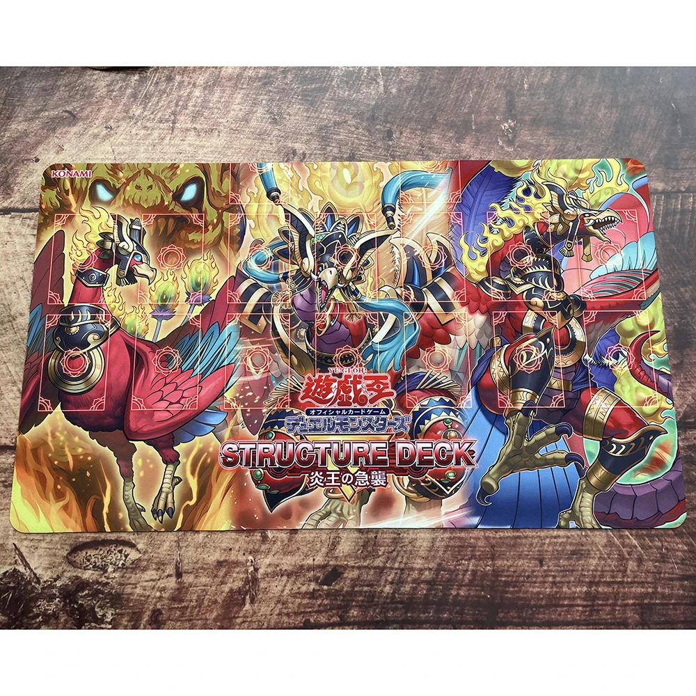 Yu-Gi-Oh Fire King Avatar Playmat Card Pad YGO Mat TCG YuGiOh Custom Mat-33