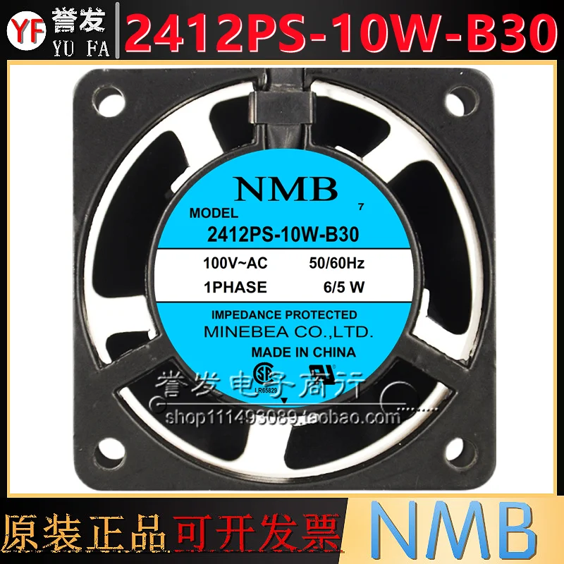 NOVO RADIADOR ORIGINAL 2412PS-10W-B30 100V 6W 6028 60x60x28mm VENTILADOR DE REFRIGERAÇÃO