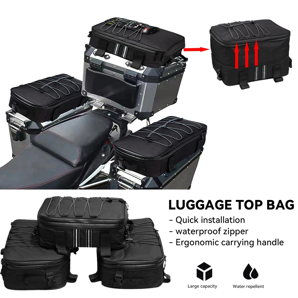 Top Bag Motorcycle For BMW R 1200 1250 GS LC F650GS ADV Adventure Top Box Panniers Bag Case Luggage Bags Waterproof