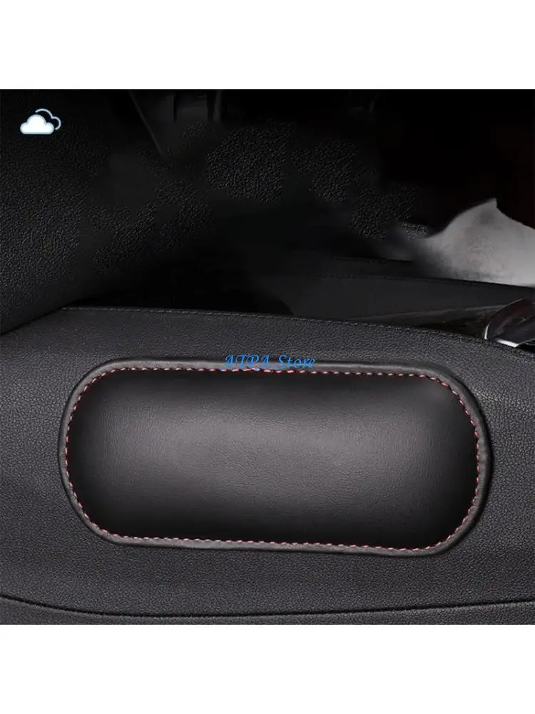 U13C Black Car Armrest Support Pad 2 Pack, for Daily Elbows