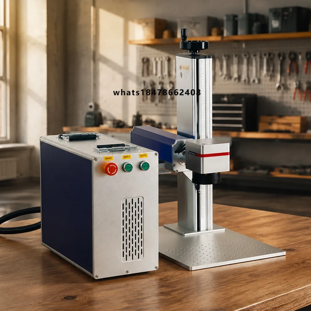 Fiber Marking Machine 50W Raycus 20W 30W Metal Engraving Machine for Stainless Steel Aluminum Jewelry