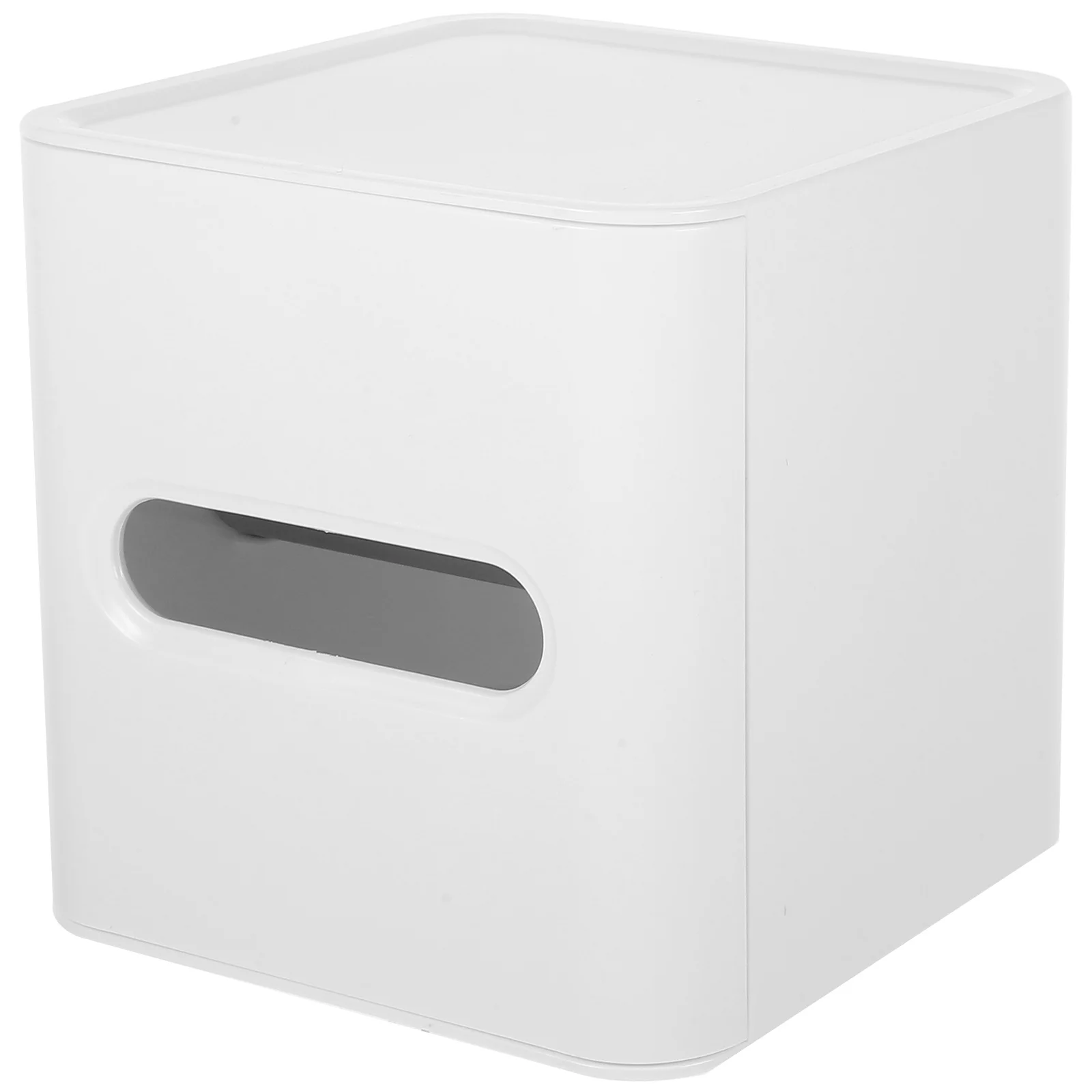 

Tissue Box Plastic Storage Holder Cube Paper Napkin Organizer Cover for Home Office Dorm Hotel Cafe Decor Simple
