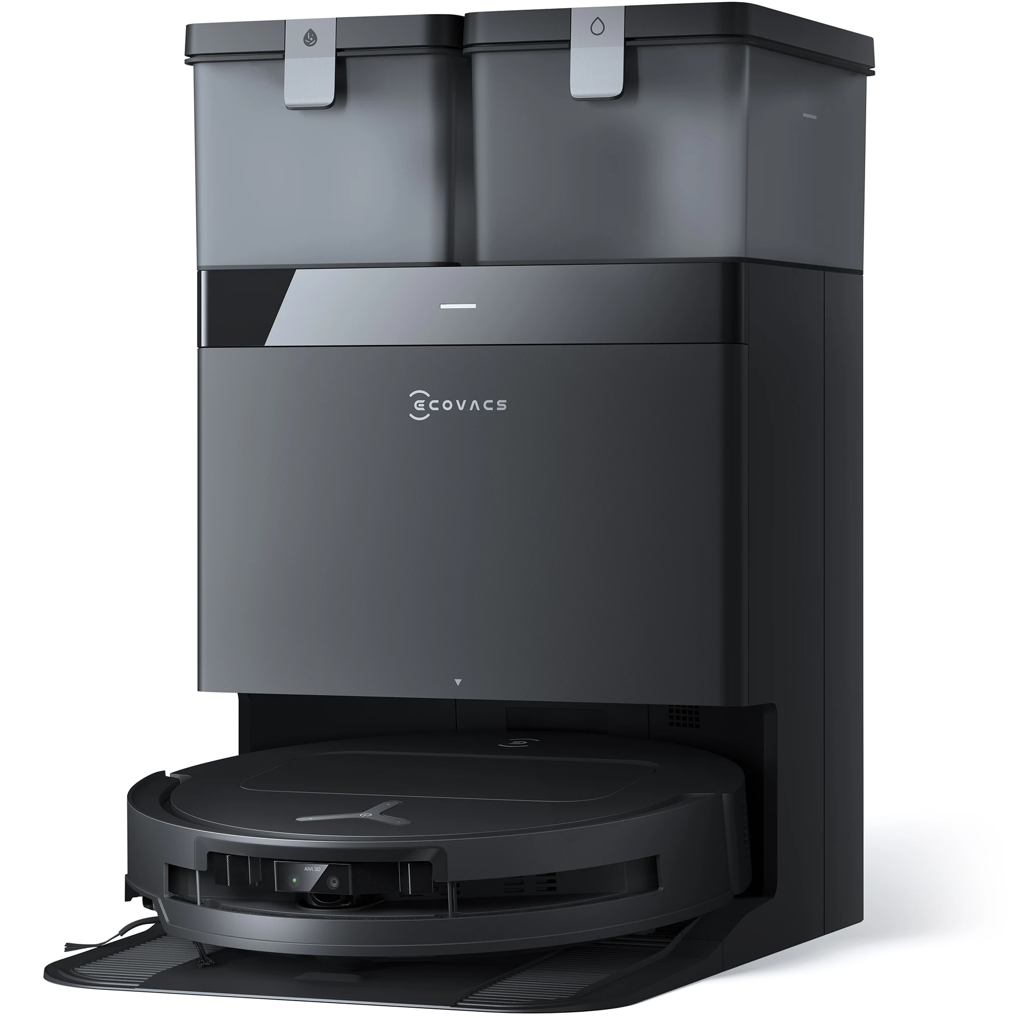 ECOVACS DEEBOT T50 PRO OMNI Gen2 10-in-1 veegvloerrobotstofzuiger met zijborstel en dweil voor thuis 21000 Pa 0% wirwar - afbeelding 1