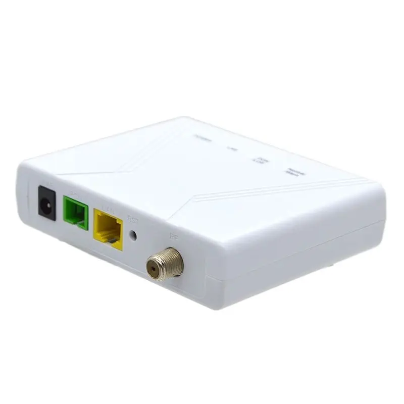 Imagem -06 - Single Port Gigabit Fibra Óptica Cat Xpon Onu Ont 1ge Catv Compatível com Epon Gpon-olt Preço de Fábrica Venda por Atacado Quente