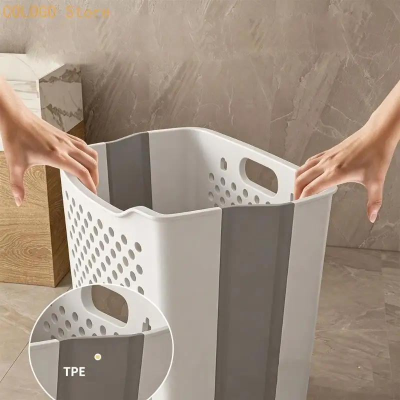 Two Pack Plastic Convenient Clothing Bin Effective Solution For Small Living districts D0LD