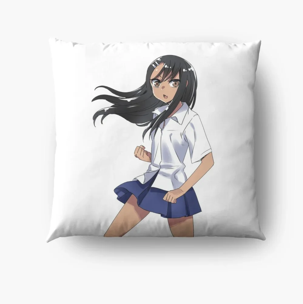 Nagatoro / Ijiranaide Nagatoro San Nagatoro Pattern Pillow Case Fashion Cushion Car Sofa Home Office Decor Gifts Throw Pillows