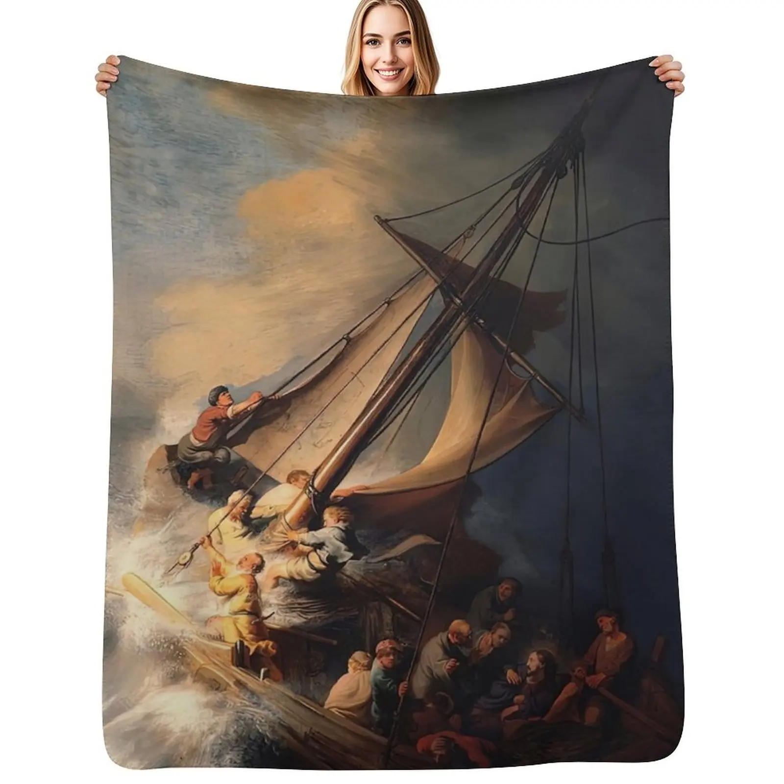 Rembrandt Harmenszoon van Rijn, rembrandt artwork, rembrandt van rijn portrait Throw Blanket wednesday Hair Soft Beds Blankets